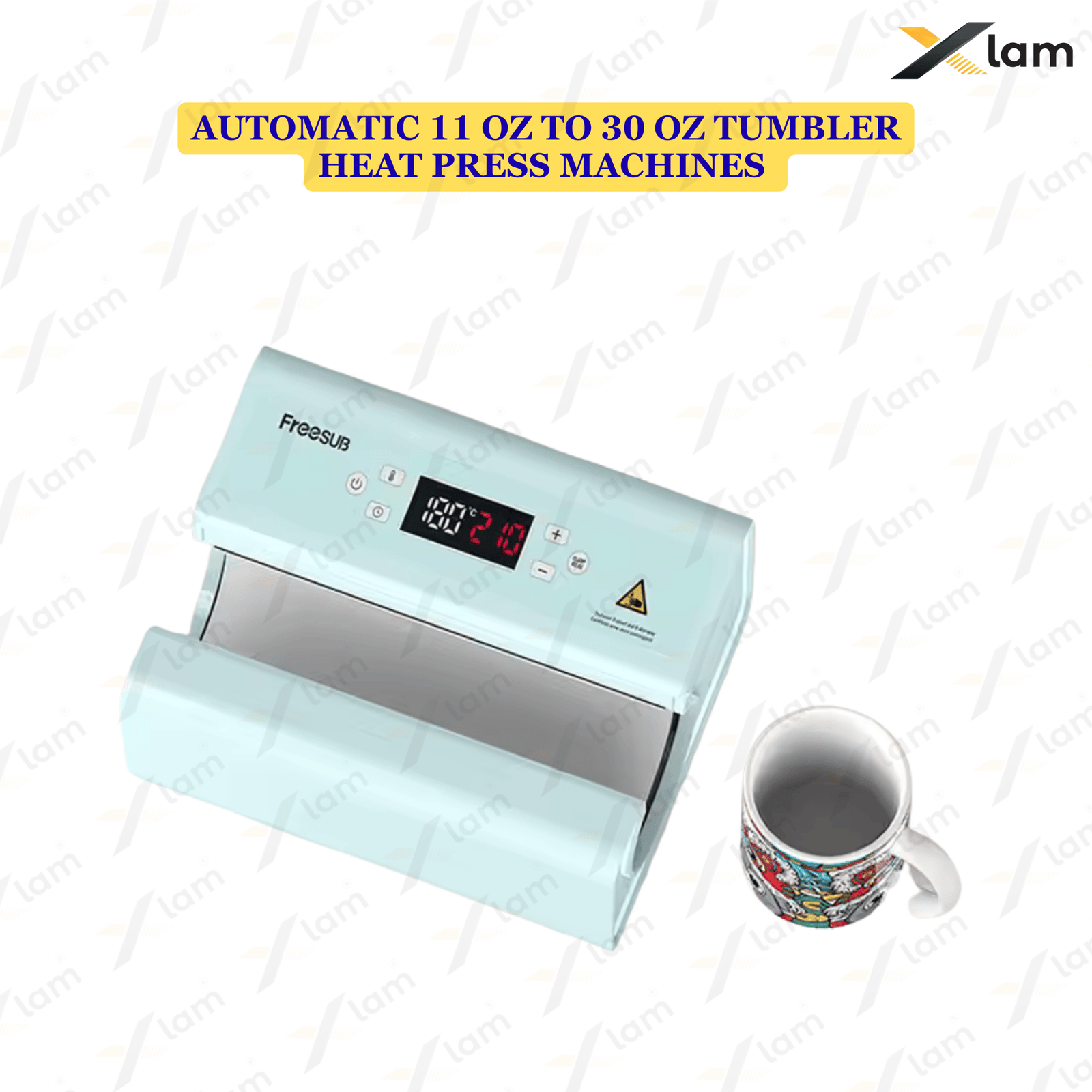 Automatic 11 oz to 30 oz Tumbler Heat Press Machines - Image 4