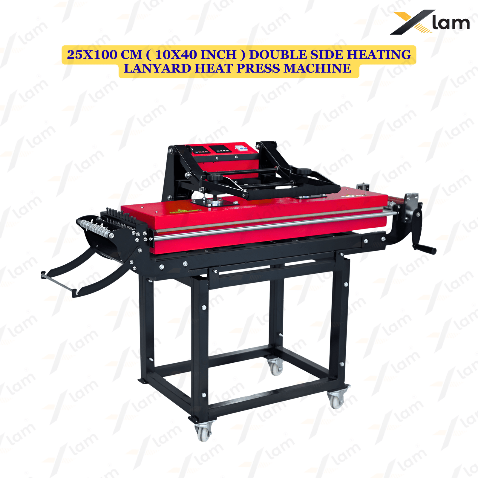 25X100 cm Double Side Heating Lanyard Heat Press Machine - Image 4