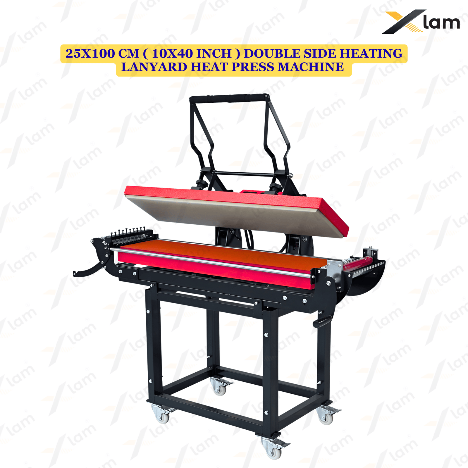 25X100 cm Double Side Heating Lanyard Heat Press Machine - Image 3