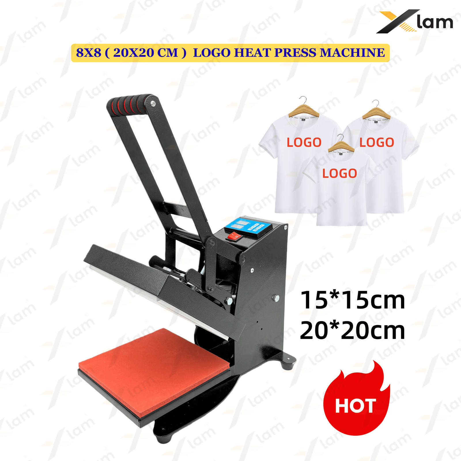 8X8 Logo Heat Press Machine - Image 2