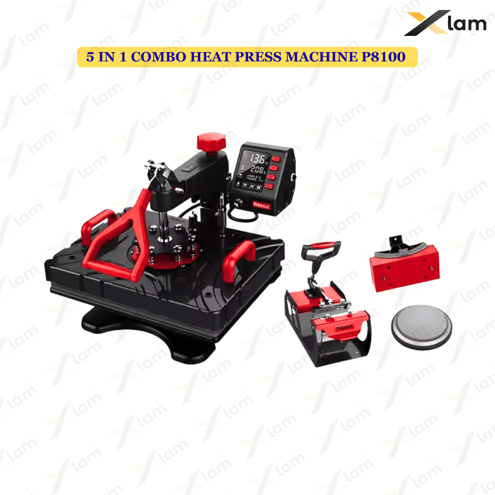 Multifunction 5 In 1 Combo Heat Press Machine P8100 - Image 2