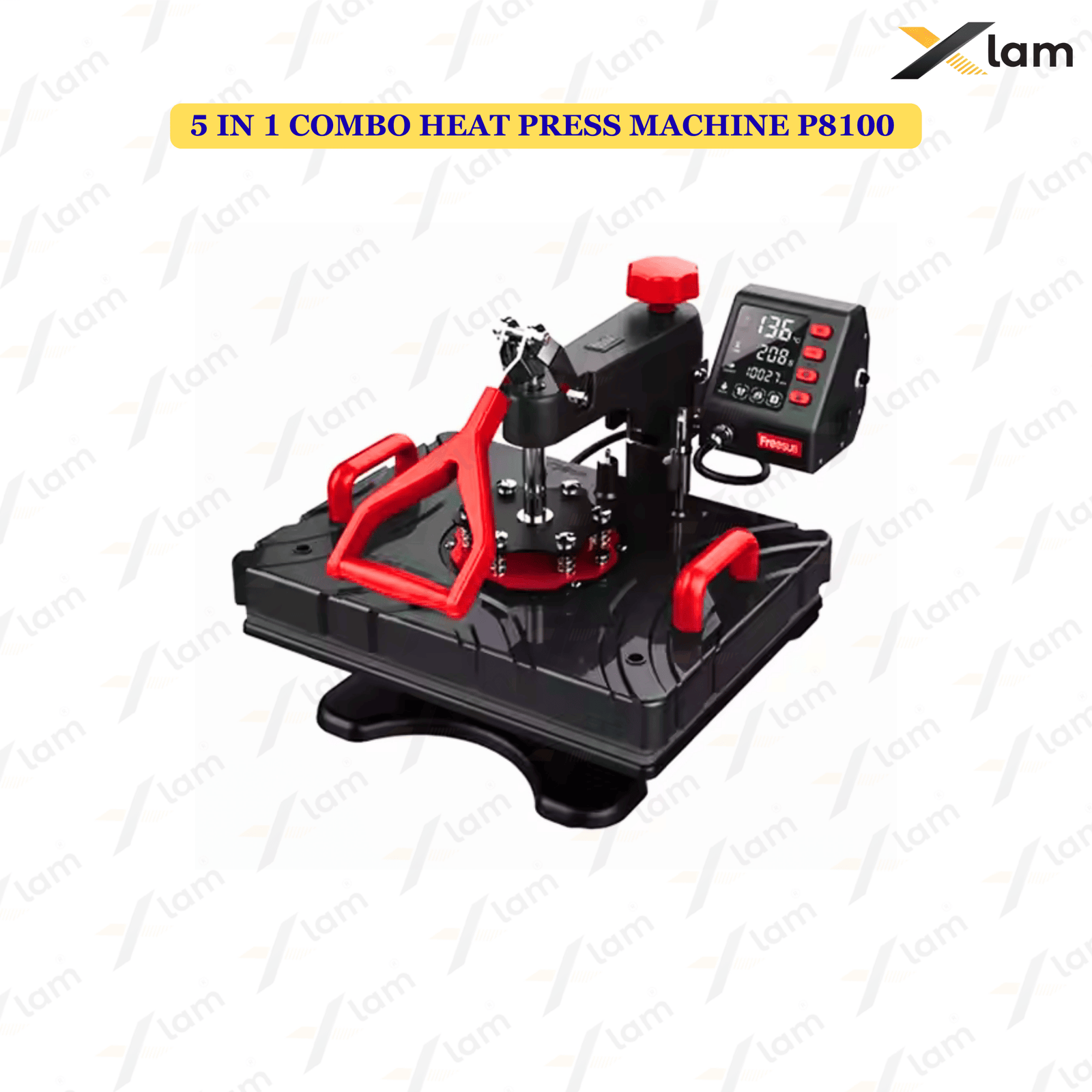 Multifunction 5 In 1 Combo Heat Press Machine P8100 - Image 3