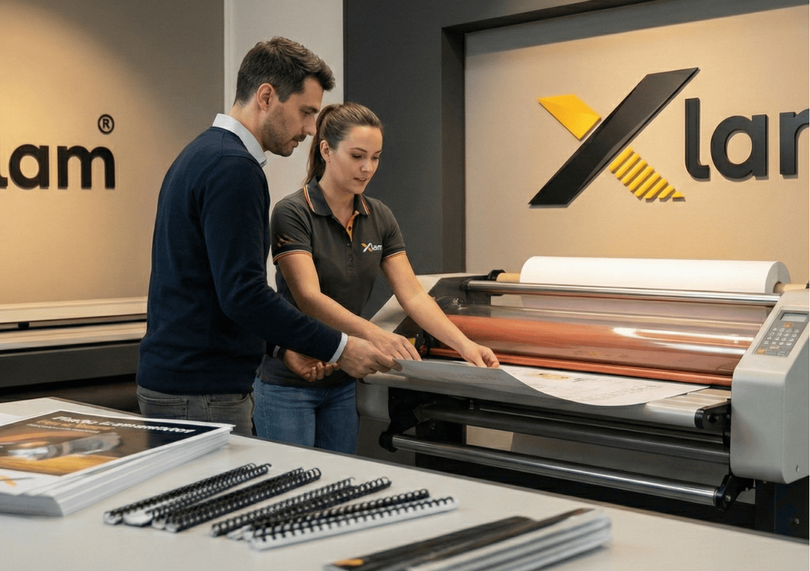 Copytron Imaging Technology office and print finishing equipment showroom